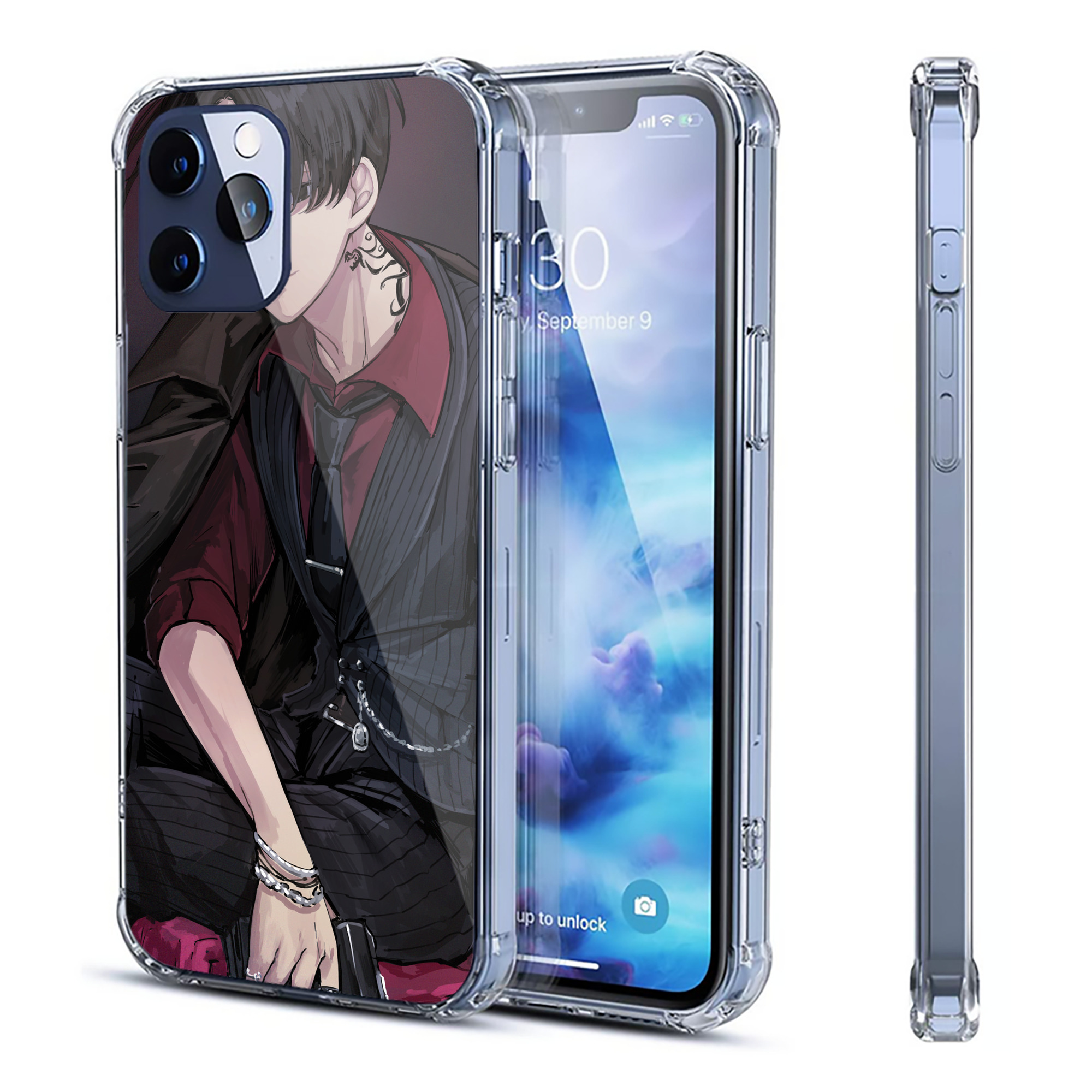 （画像用） 東京リベンジャーズ Tokyo Revengers 【iPhone 12シリーズ対応】透明スマホケース（クリアソフトケース）